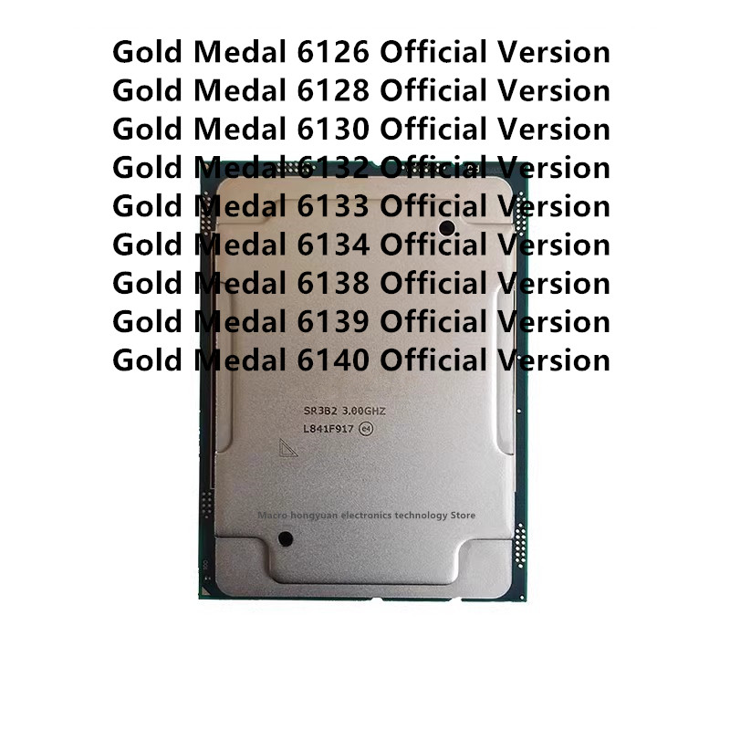 Gold 6138 - Versão oficial XEON da CPU de