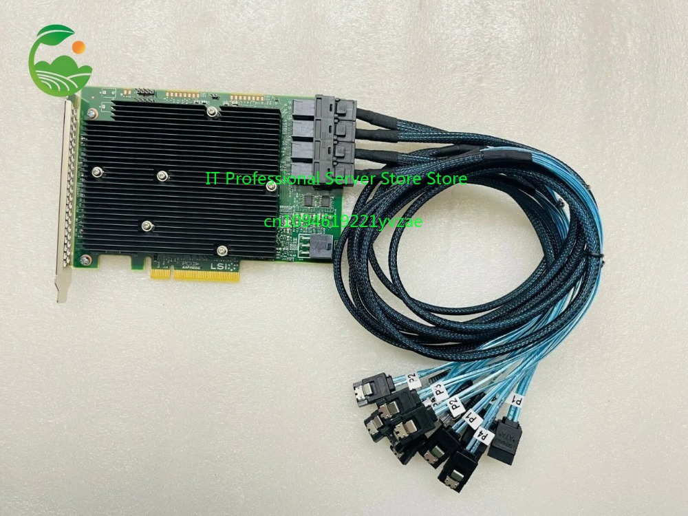 Lsi 9300 16I Hba It Mode - Placa HBA LSI 9300-16i 12Gbps de