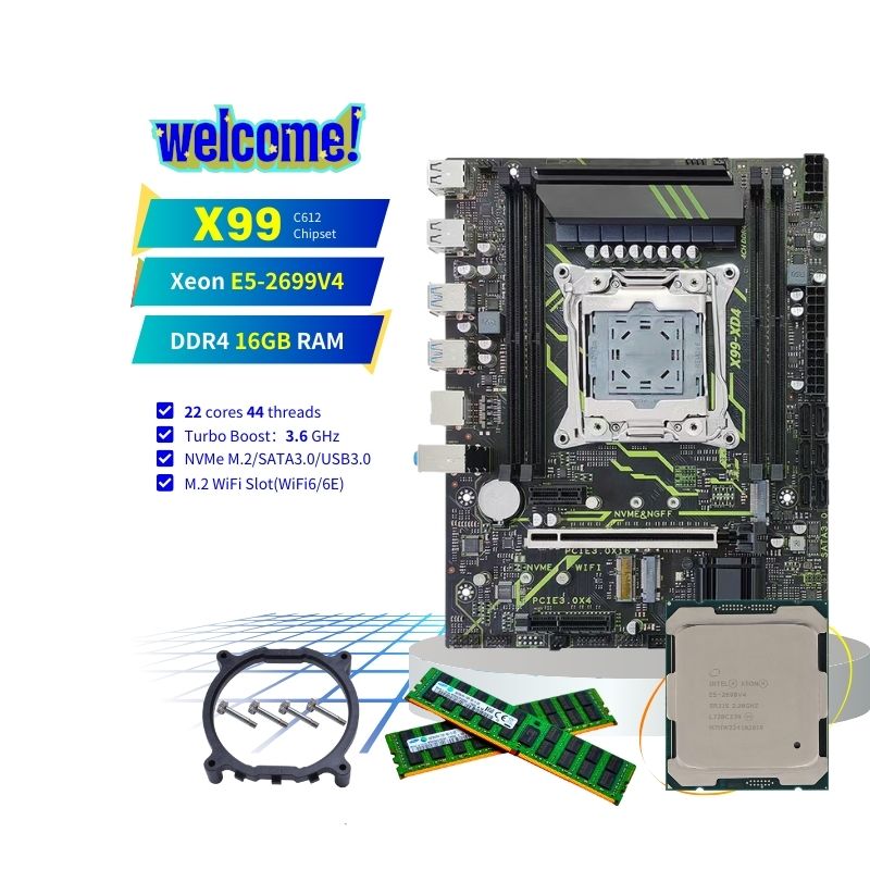 E5 2699 V4 - Conjunto de combinação de pc desktop