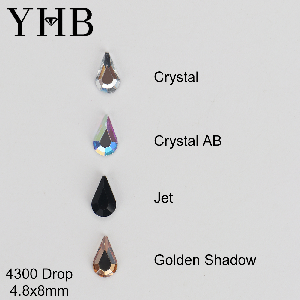 Platinum 8280 - Strass de cristal com glitter YHB,