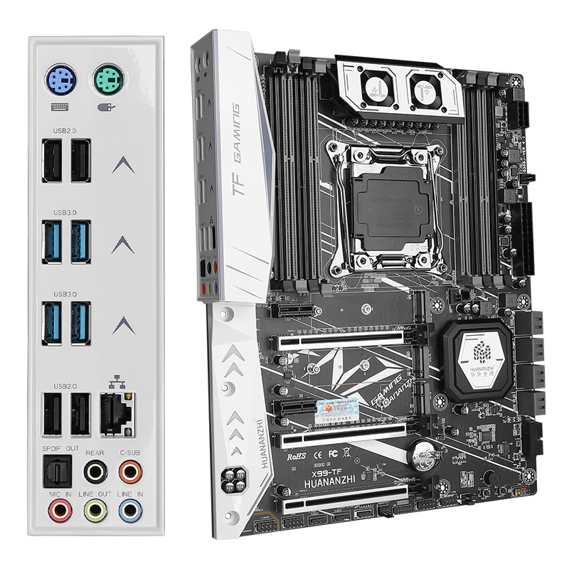 E5 2696 V3 - Placa-Mãe Gamer X99-TF LGA2011-3 Suporta Intel