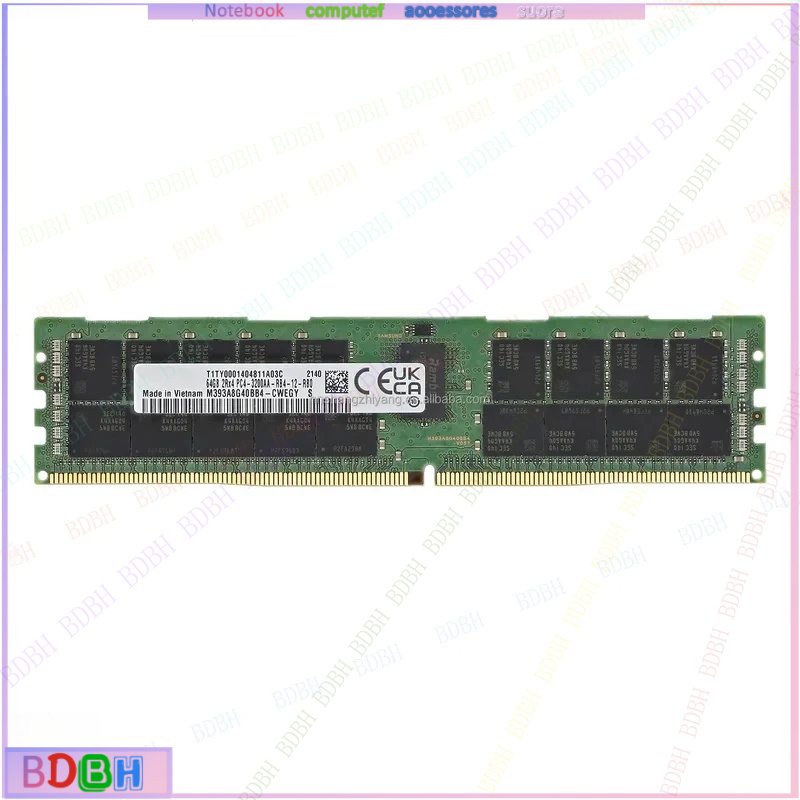 Memória de Servidor ZQ M393A8G - 64Gb Ddr4 Ecc Reg 3200Mhz avaliação e preço