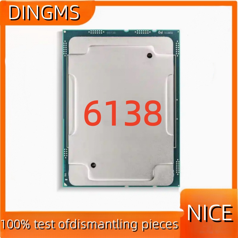 Chip de CPU Xeon Gold 6138 par - Gold 6138 avaliação e preço
