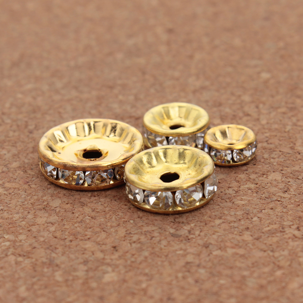 50 pçs 4 6 8 10 12mm strass co - Gold 6138 avaliação e preço